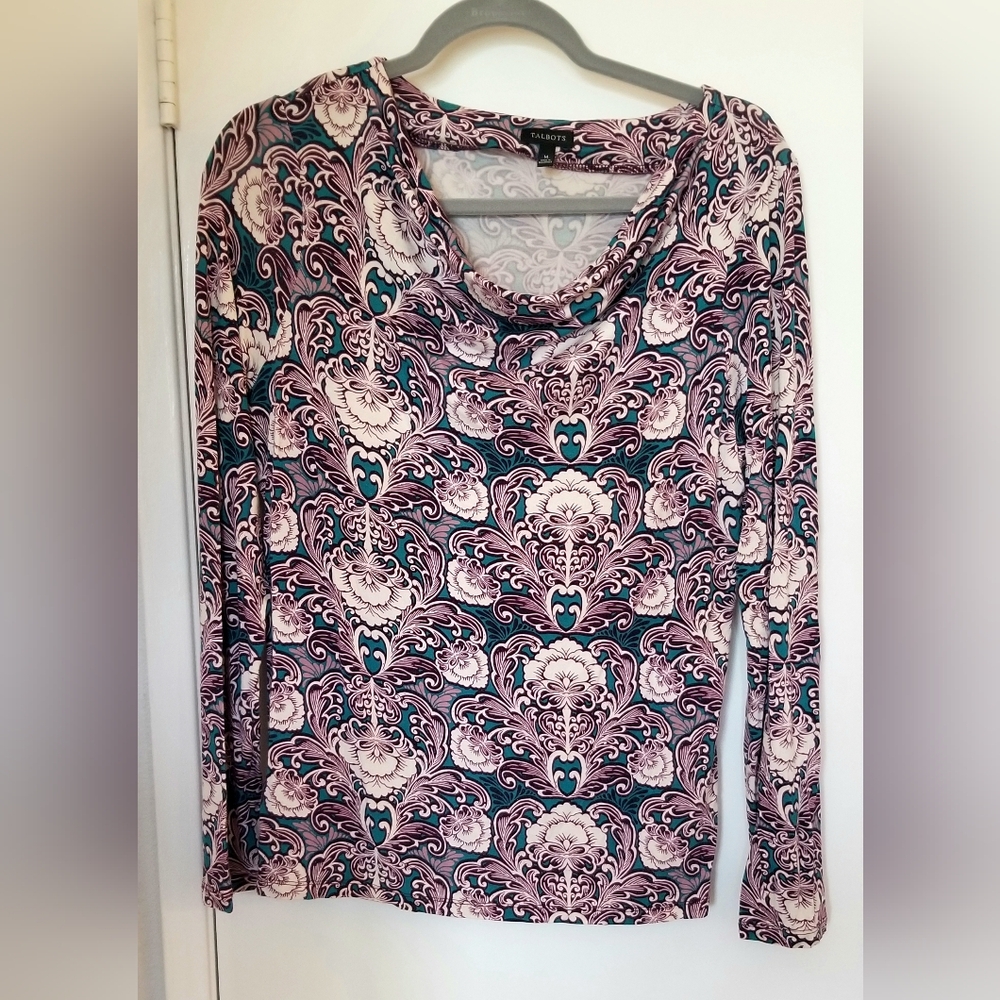 Talbots long sleeve stretch top